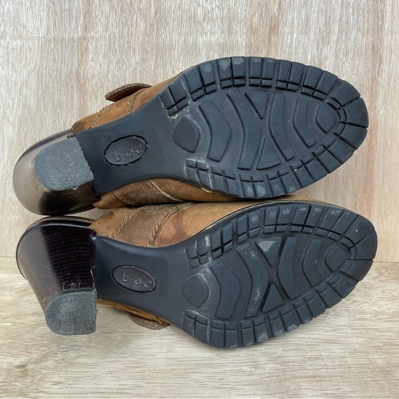 BORN CONCEPT Brown Leather Heeled Mules - Picture 13 of 13